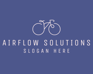 Minimalist Bicycle Bike logo design