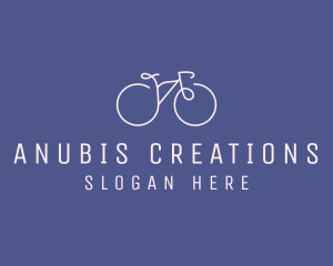 Minimalist Bicycle Bike logo design