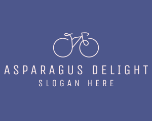 Minimalist Bicycle Bike logo design