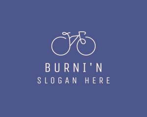 Minimalist Bicycle Bike logo design