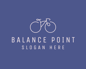 Minimalist Bicycle Bike logo design