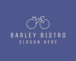 Minimalist Bicycle Bike logo design