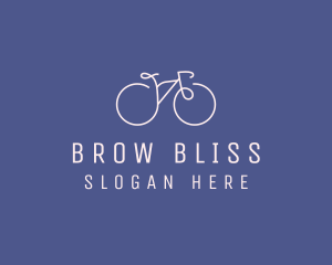 Minimalist Bicycle Bike logo design