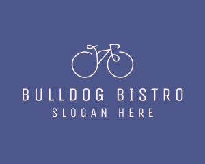 Minimalist Bicycle Bike logo design