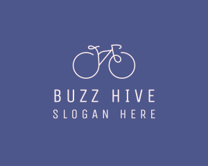 Minimalist Bicycle Bike logo design