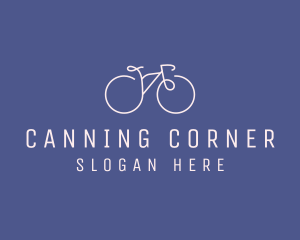 Minimalist Bicycle Bike logo design