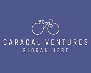 Minimalist Bicycle Bike logo design