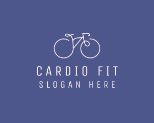 Cardio - Minimalist Bicycle Bike logo design