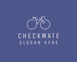 Minimalist Bicycle Bike logo design