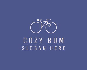 Minimalist Bicycle Bike logo design