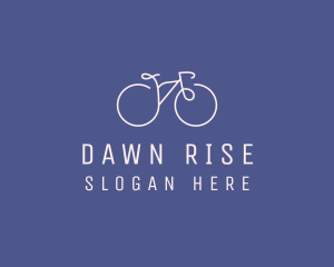 Minimalist Bicycle Bike logo design