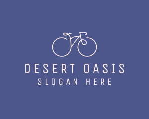 Minimalist Bicycle Bike logo design