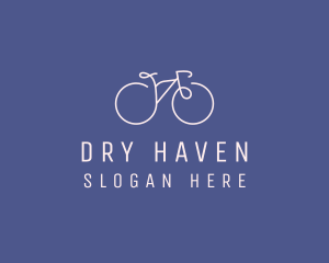 Minimalist Bicycle Bike logo design