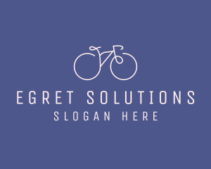 Minimalist Bicycle Bike logo design