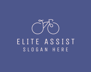 Minimalist Bicycle Bike logo design