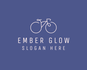 Minimalist Bicycle Bike logo design