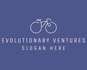 Minimalist Bicycle Bike logo design