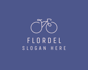 Minimalist Bicycle Bike logo design