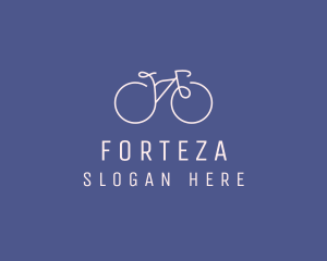 Minimalist Bicycle Bike logo design