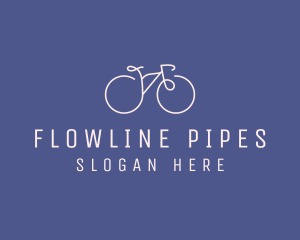 Minimalist Bicycle Bike logo design