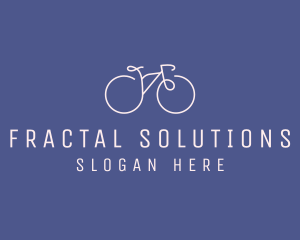 Minimalist Bicycle Bike logo design