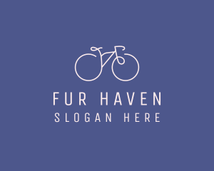 Minimalist Bicycle Bike logo design