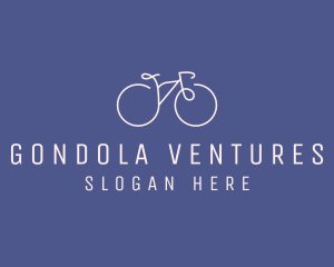 Minimalist Bicycle Bike logo design