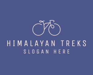 Minimalist Bicycle Bike logo design