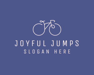 Minimalist Bicycle Bike logo design