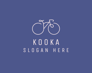 Minimalist Bicycle Bike logo design