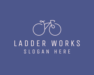 Minimalist Bicycle Bike logo design