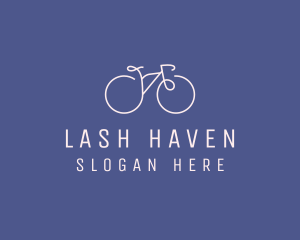 Minimalist Bicycle Bike logo design