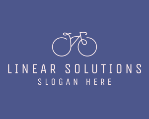 Linear - Minimalist Bicycle Bike logo design