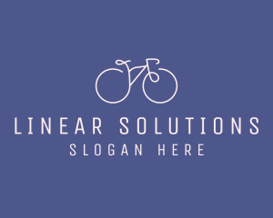 Minimalist Bicycle Bike logo design