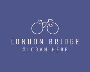 Minimalist Bicycle Bike logo design