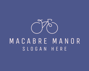 Minimalist Bicycle Bike logo design