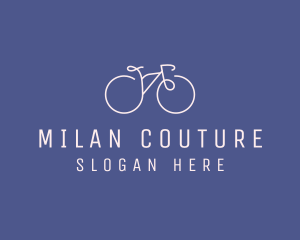 Minimalist Bicycle Bike logo design