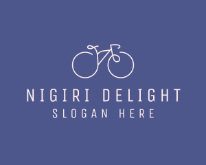 Minimalist Bicycle Bike logo design