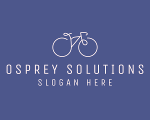 Minimalist Bicycle Bike logo design