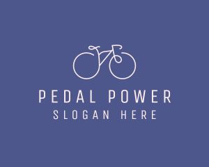 Minimalist Bicycle Bike logo design