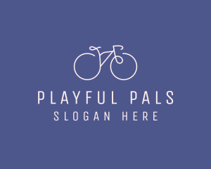 Minimalist Bicycle Bike logo design