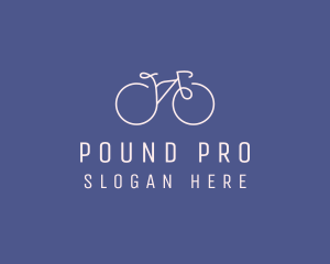 Minimalist Bicycle Bike logo design