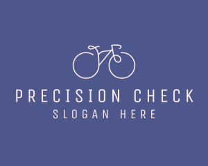 Minimalist Bicycle Bike logo design