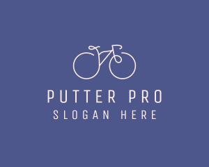 Minimalist Bicycle Bike logo design