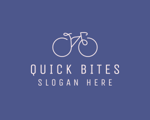 Minimalist Bicycle Bike logo design