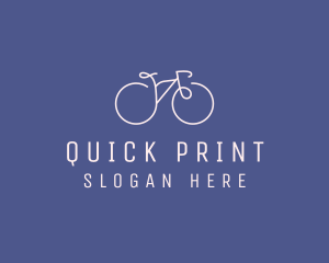 Minimalist Bicycle Bike logo design