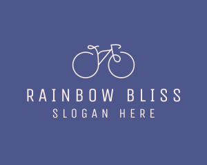 Minimalist Bicycle Bike logo design