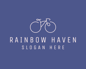 Minimalist Bicycle Bike logo design