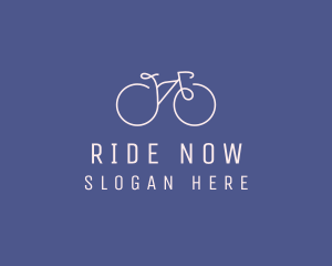 Minimalist Bicycle Bike logo design