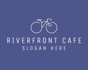 Minimalist Bicycle Bike logo design